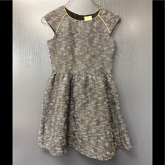 Girls’ Gray Sparkle Dress - Picture 1 of 4